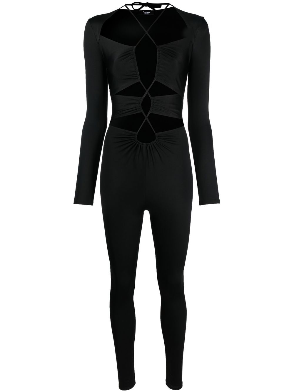 Cut-out detailing jumpsuit - Black