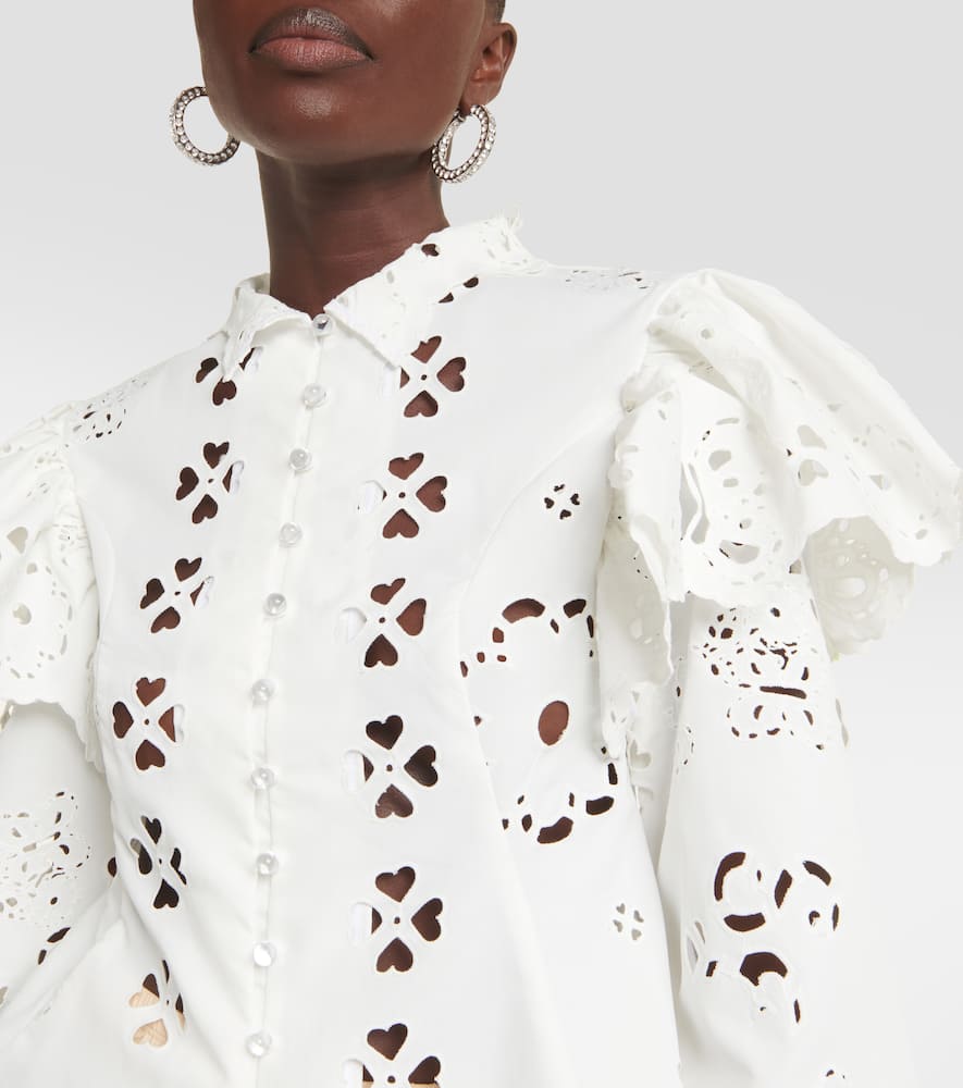 Susan Fang Broderie anglaise blouse