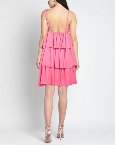 Woman Mini dress Fuchsia Size L Polyester