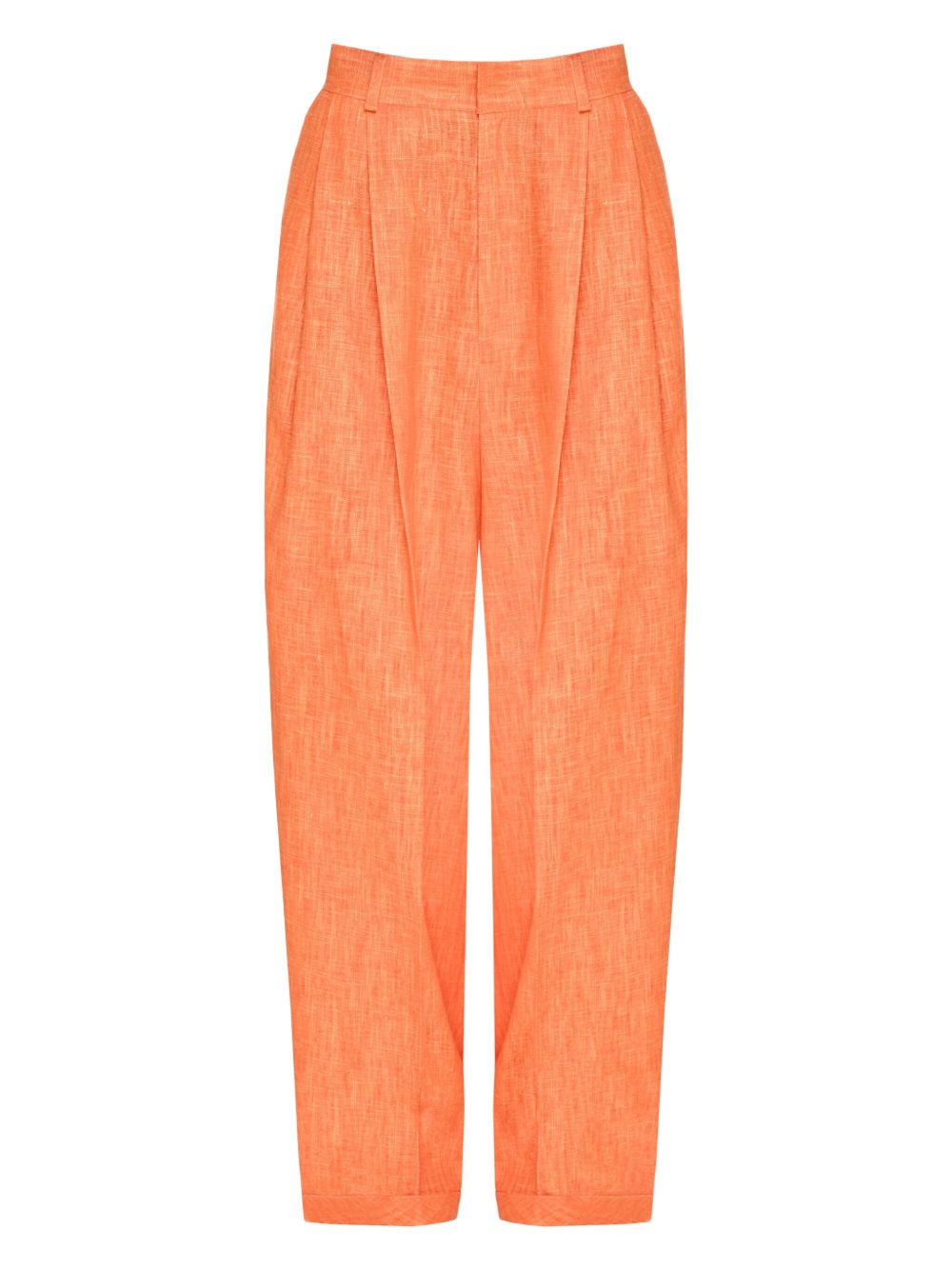 Linen trousers - Orange