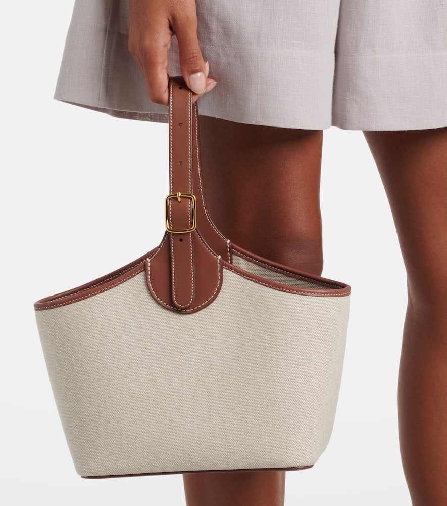 Loro Piana Bobbin canvas tote bag