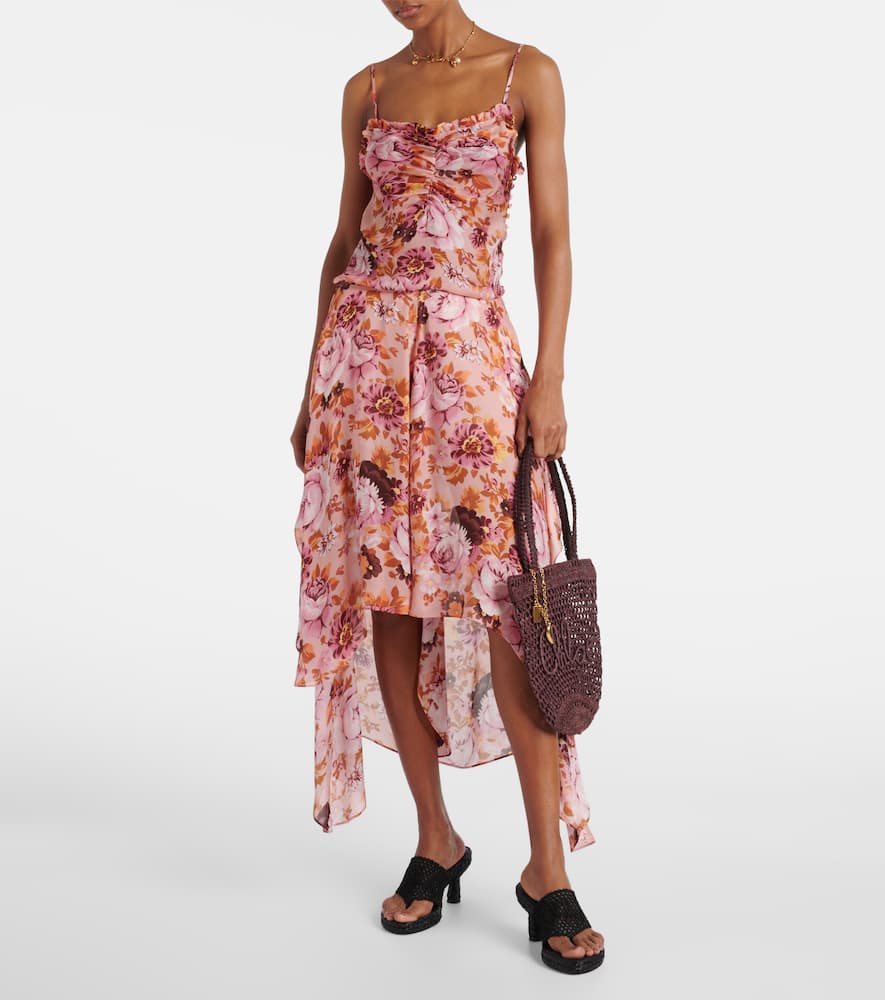 Chloé Floral silk top