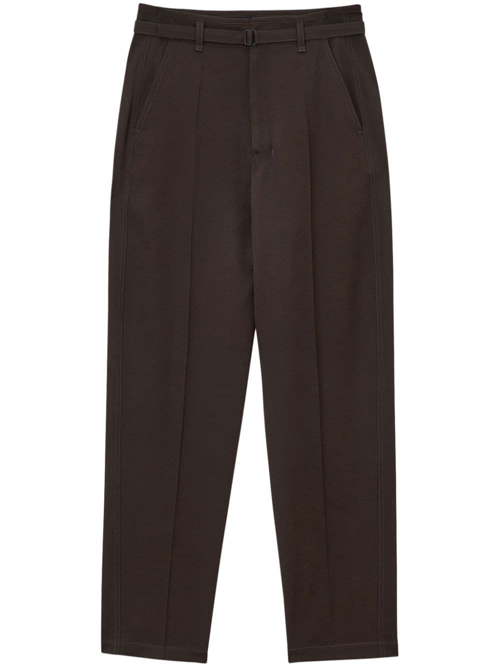 Soft tailored trousers - Brown