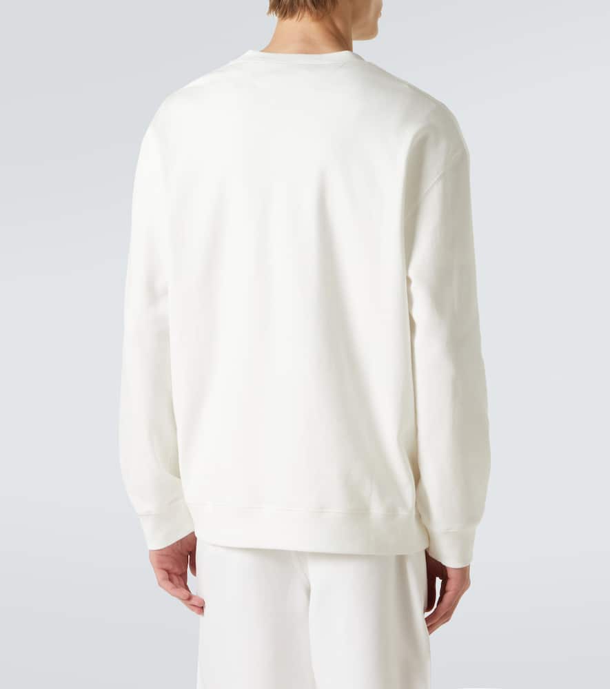 Logo cotton-blend jersey sweatshirt