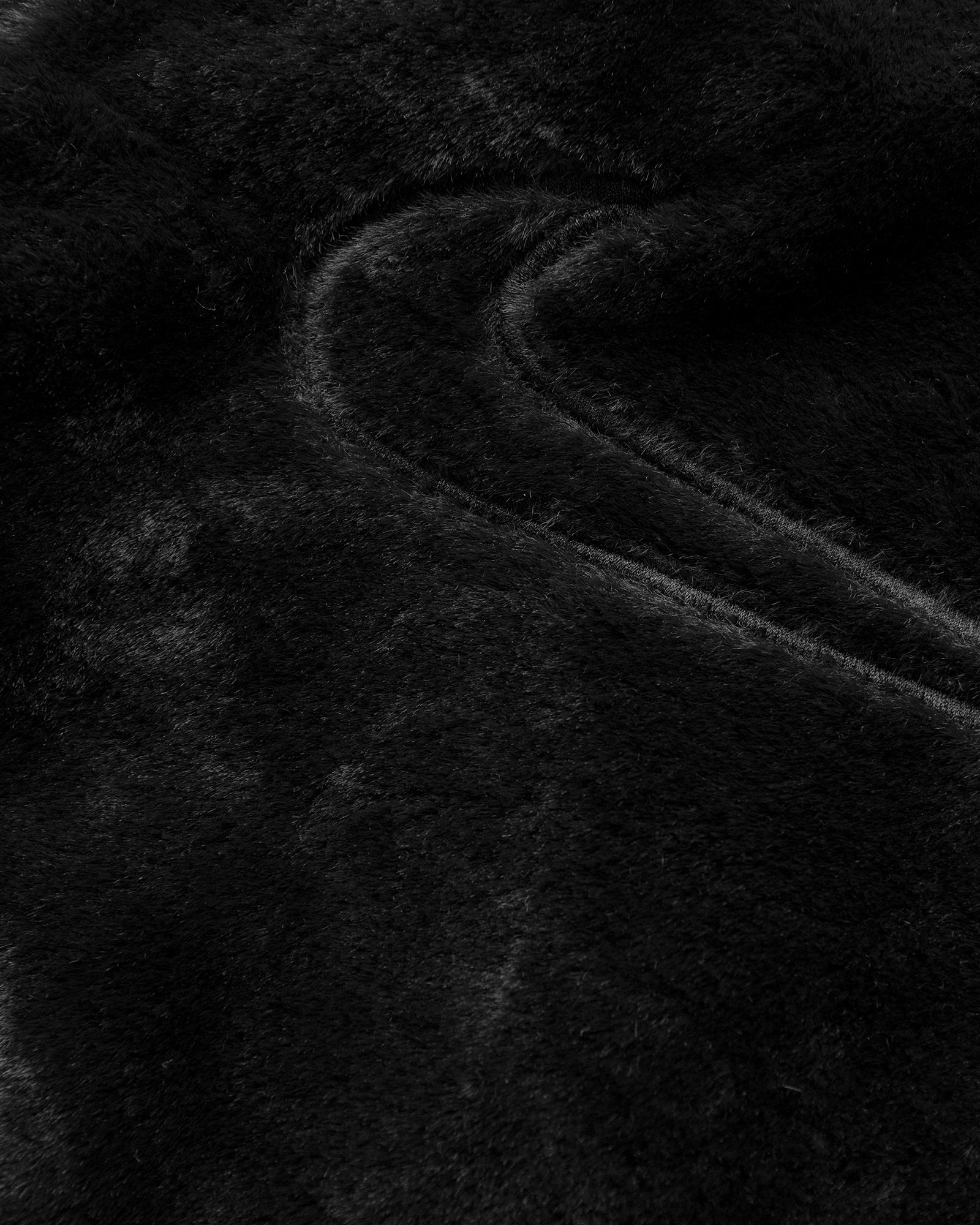 FAUX FUR JACKET black unisex Light Jackets now available at BSTN