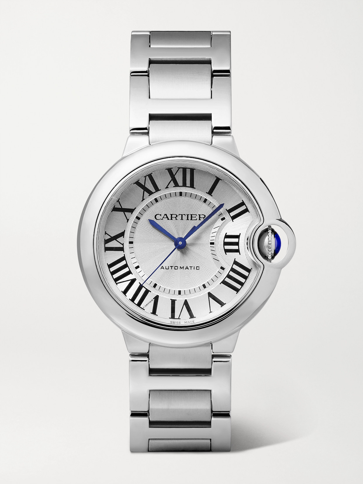 Ballon Bleu De Automatic 36mm Stainless Steel Watch - Gray