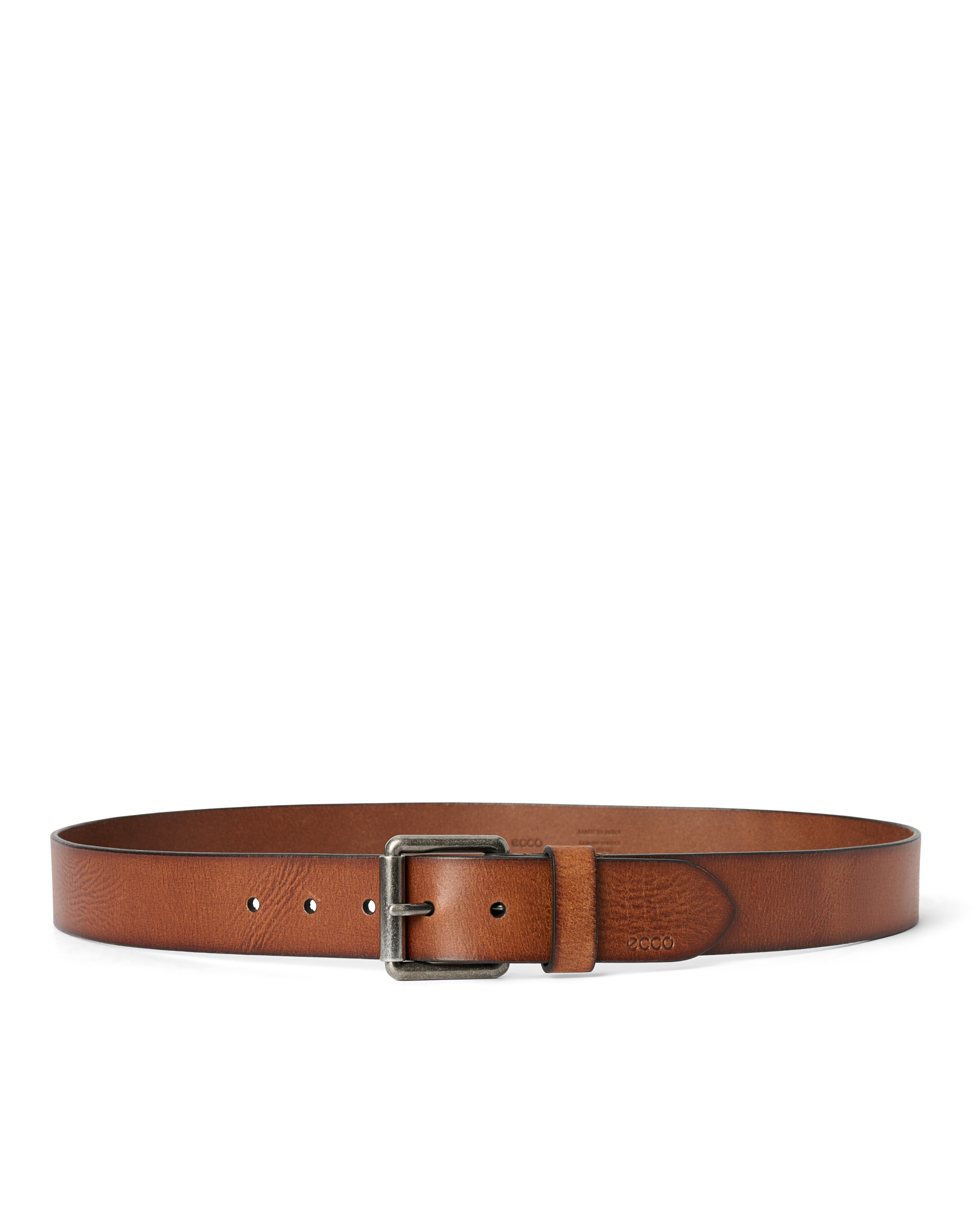 Jeans - Men's Casual Leather Belt - Brown