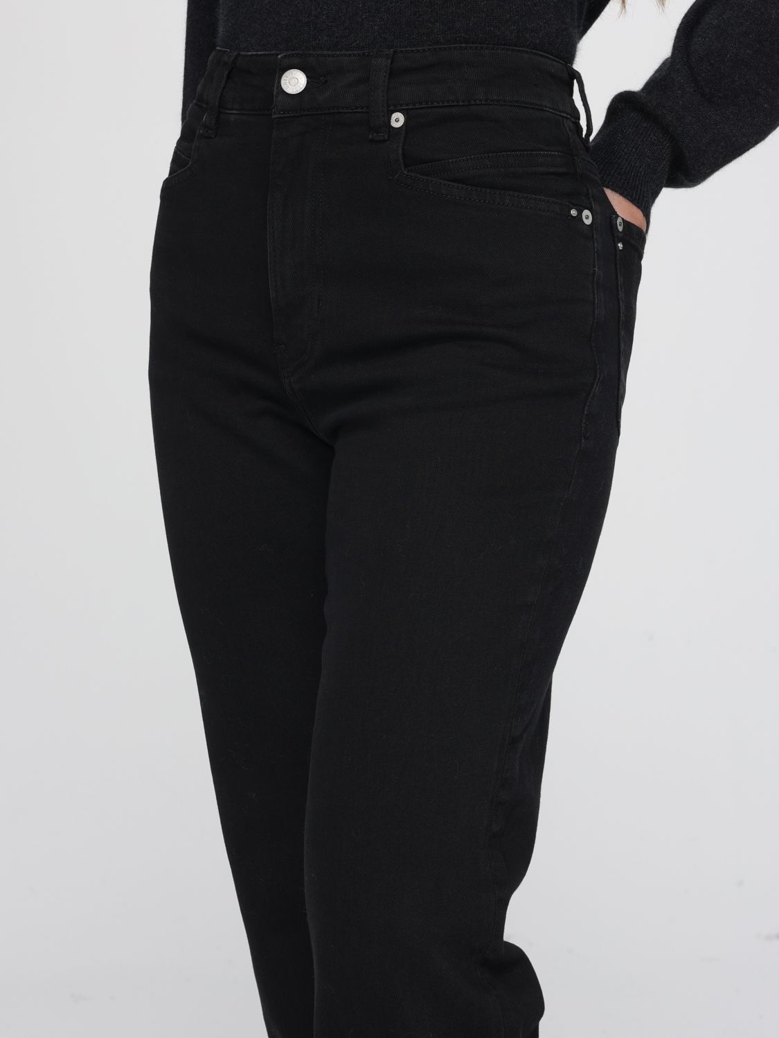 Jeans Woman color Black