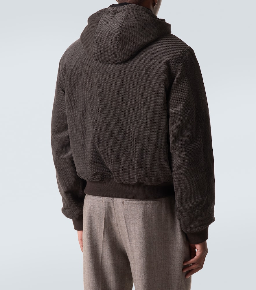 Bank cotton twill corduroy jacket
