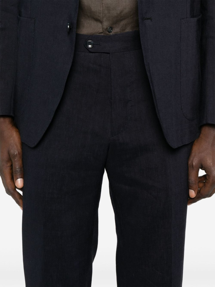 Dark Blue Linen suit