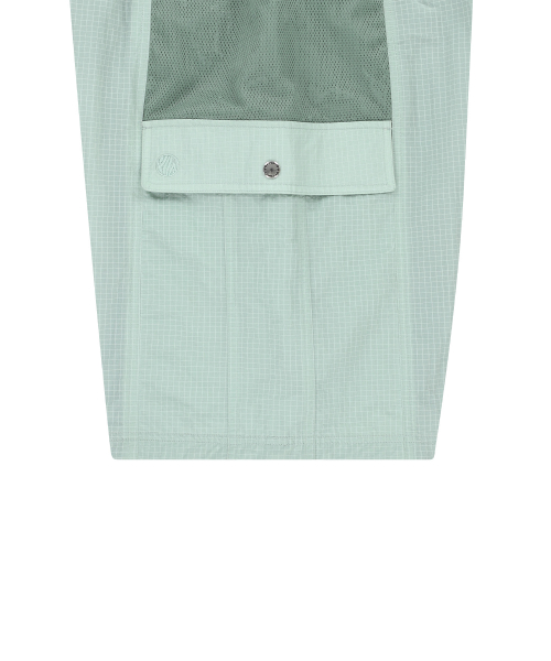 OG Nylon Mix Belted Shorts