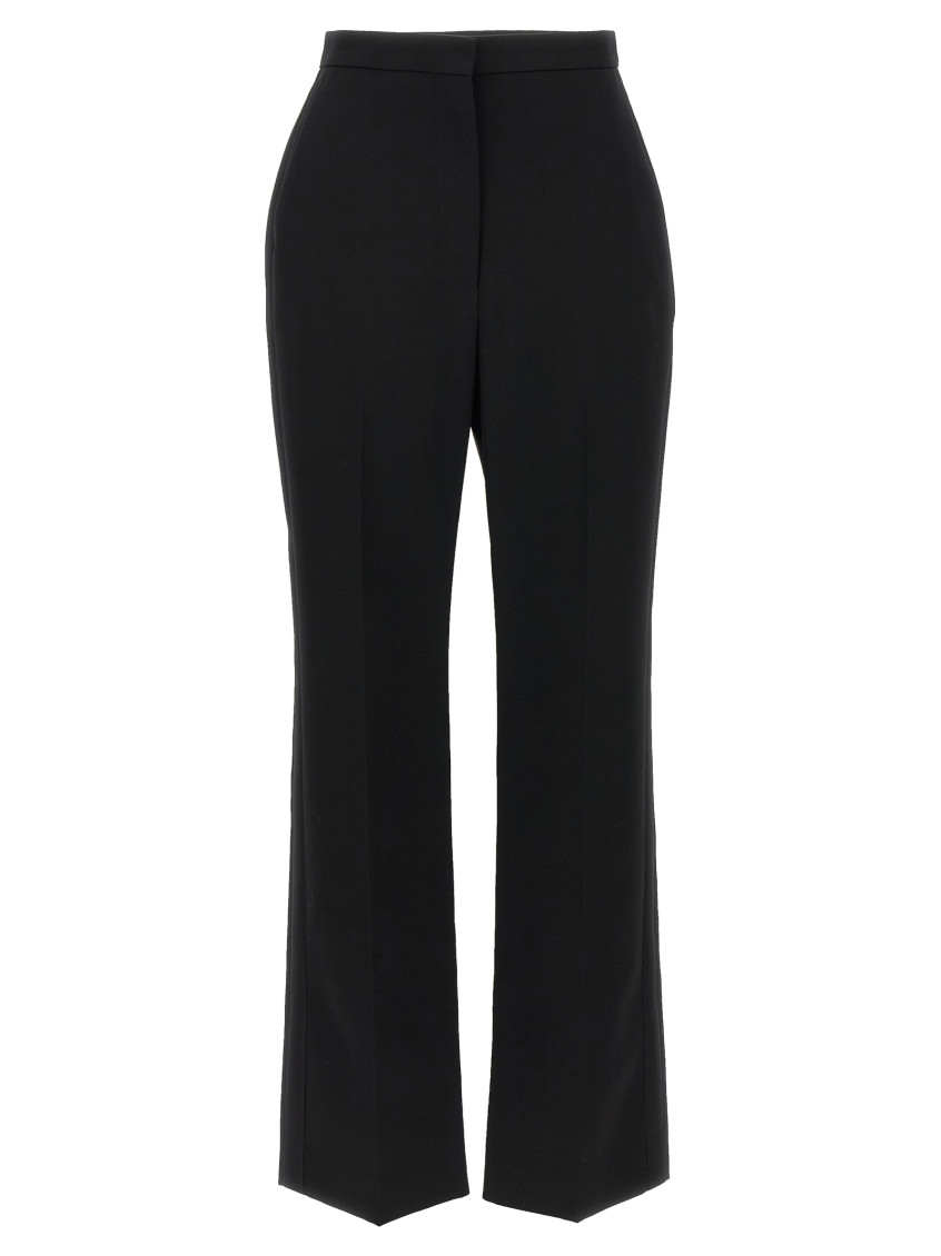 Satin Band Pants Black