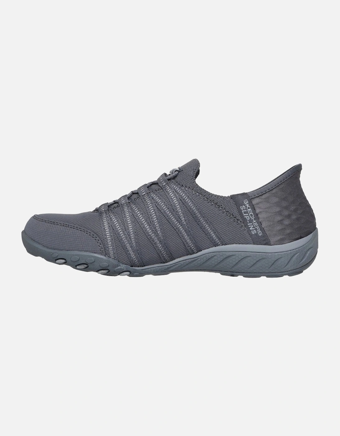 Skechers Women's Breathe-Easy Roll With Me Womens Trainers - Grey