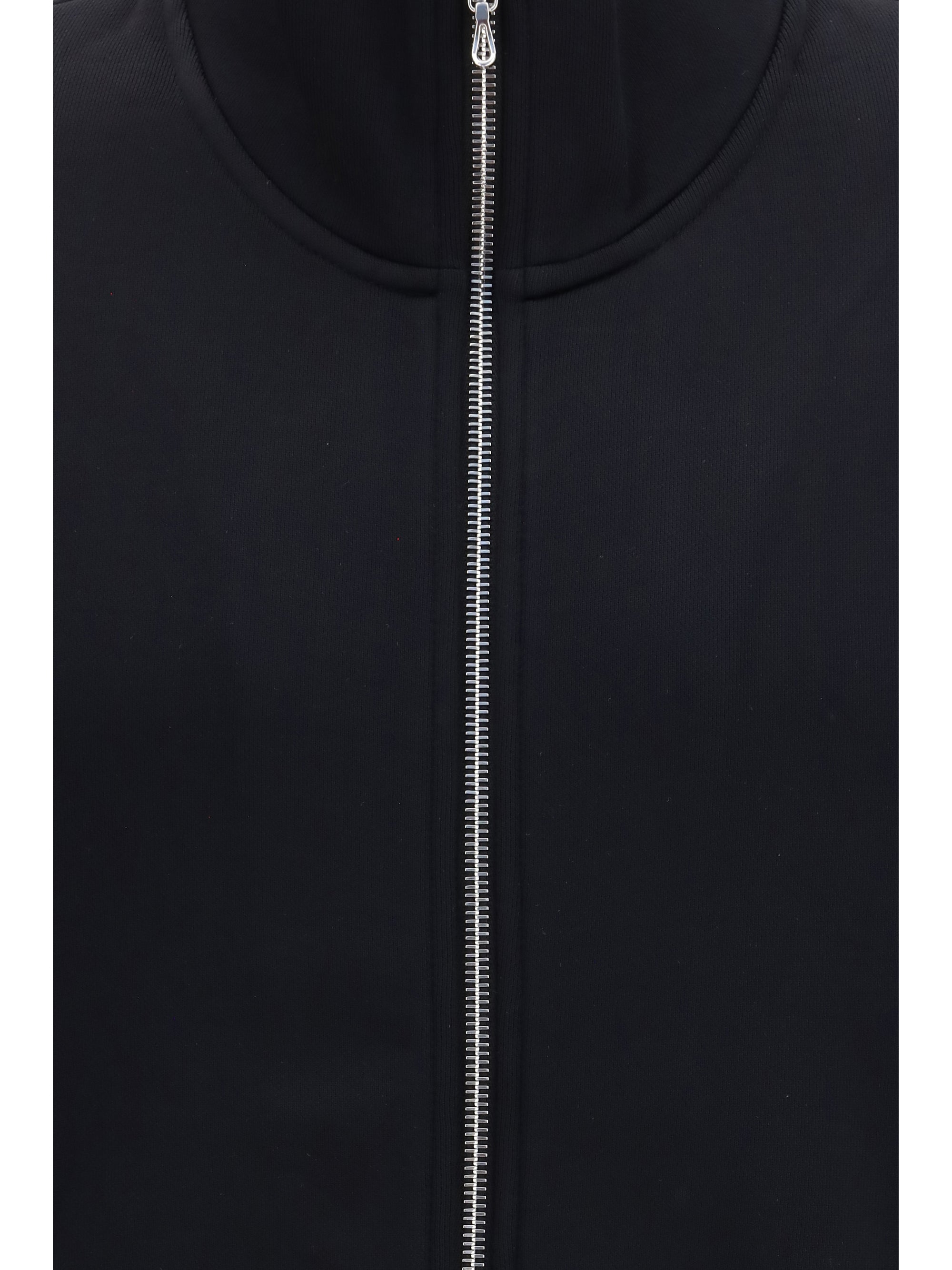 Double-Slider Zip Polyamide Jacket — Black