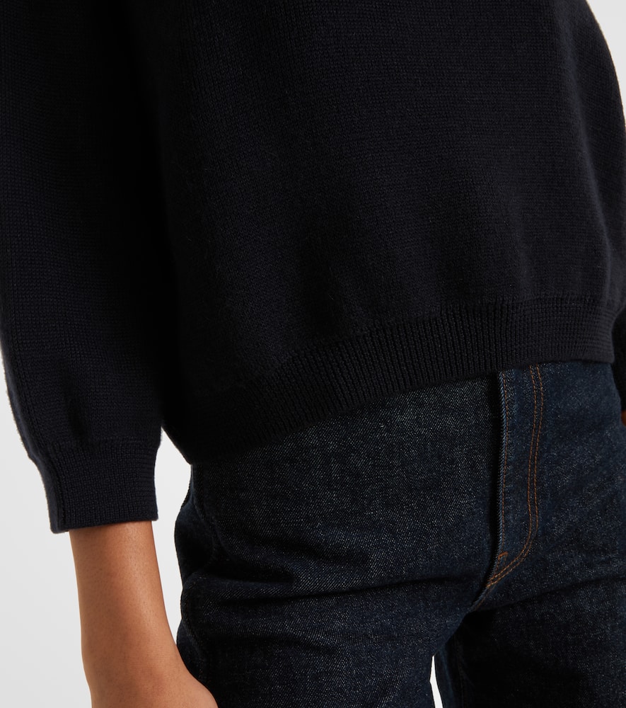 Sabina cashmere and mohair sweater