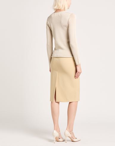 Woman Sweater Beige Size 4 Viscose, Polyamide, Metal fiber, Polyester