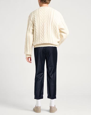 Man Pants Midnight blue Size 40 Virgin Wool, Elastane