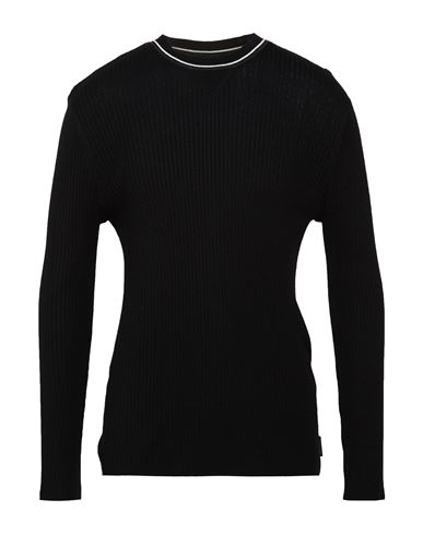 Man Sweater Black Size XS Acrylic, Virgin Wool