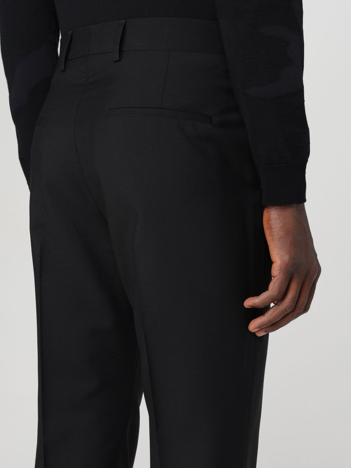 Pants Men color Black