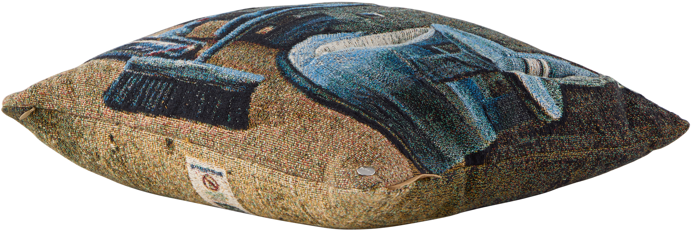 Multicolor Nº46 The Kaleidescope Elevator Blanket Slit Cushion