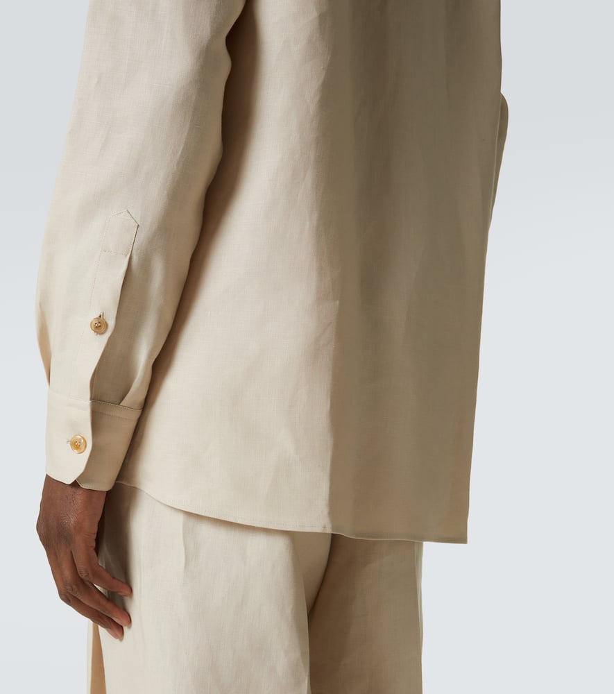 Linen overshirt
