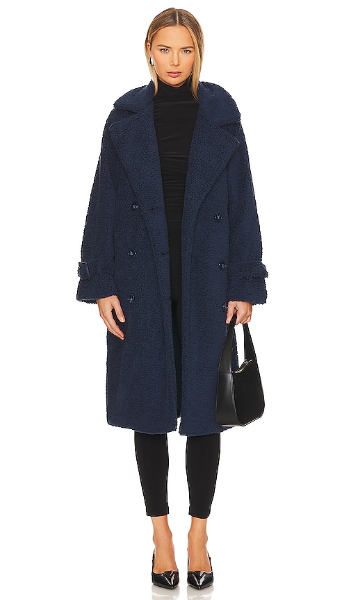 LAMARQUE Malani Coat in Navy. S. Also in