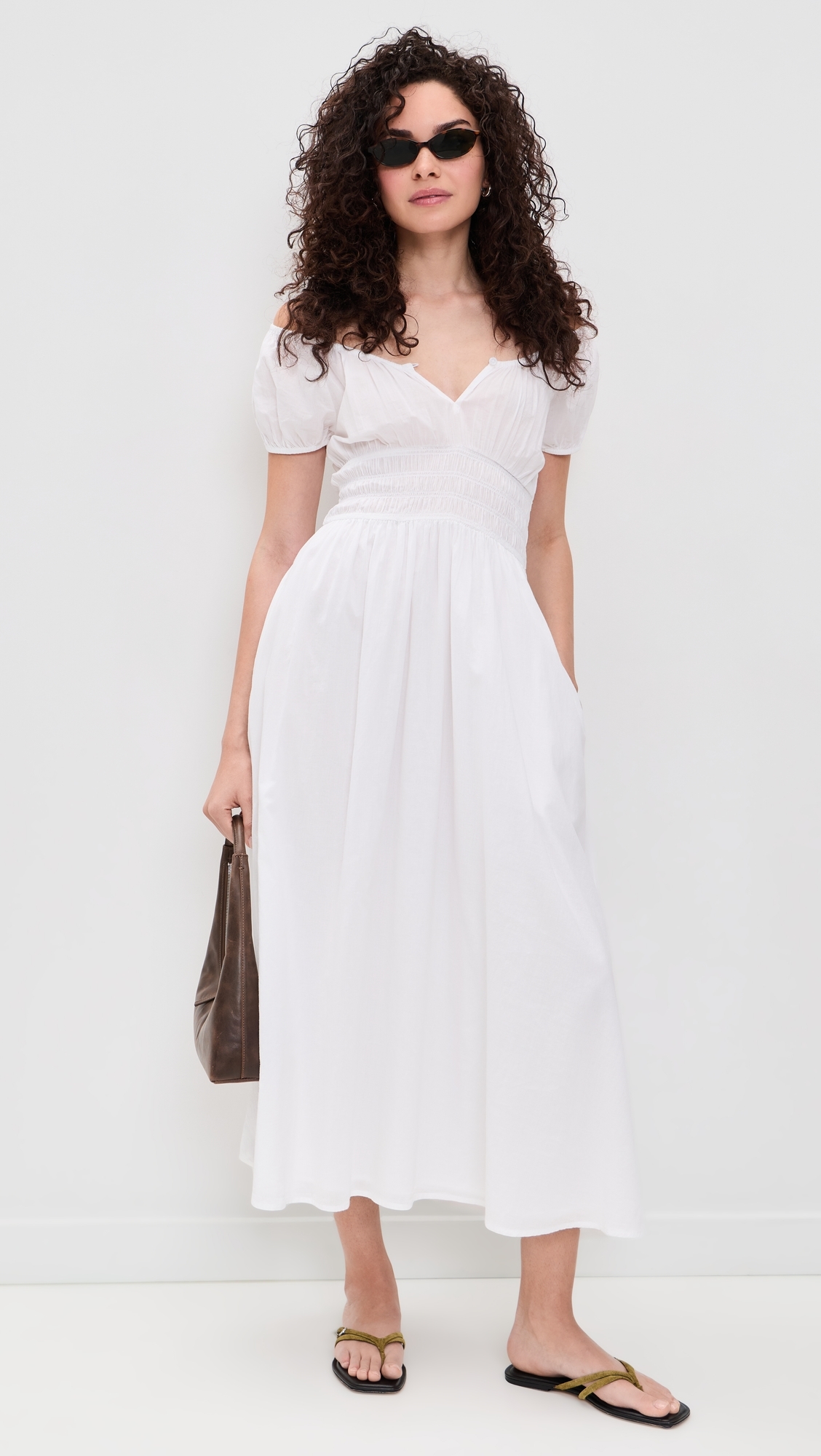 The Swoon Dress White