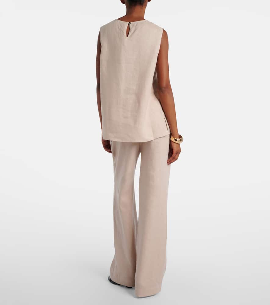 Rivello linen wide-leg pants