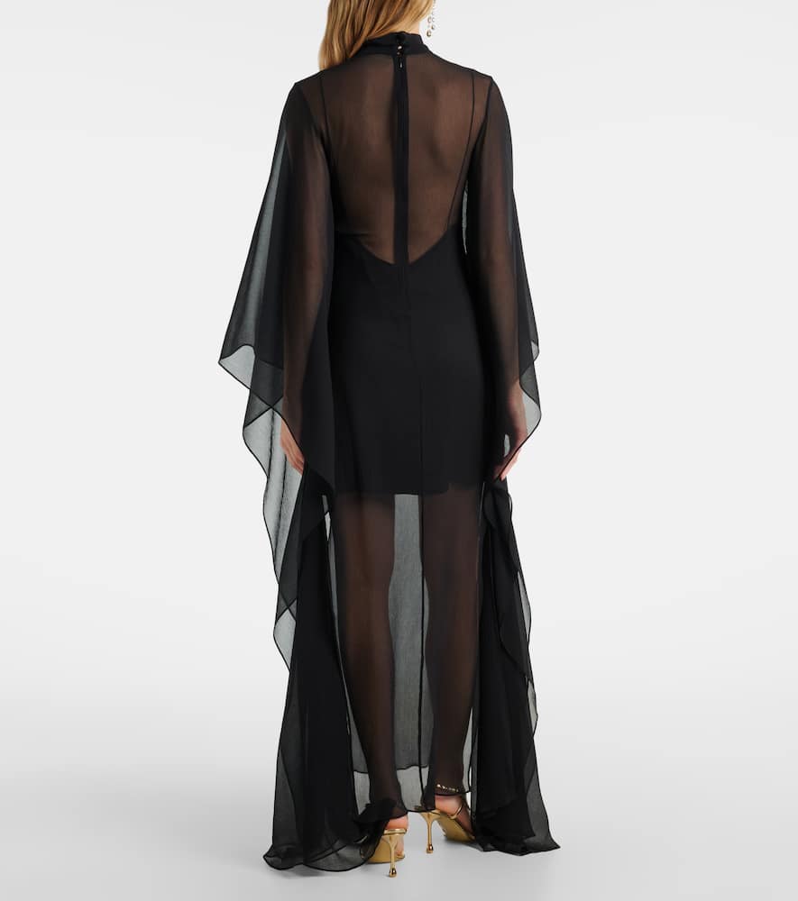 Taller Marmo Lanzarote Garden crêpe chiffon kaftan