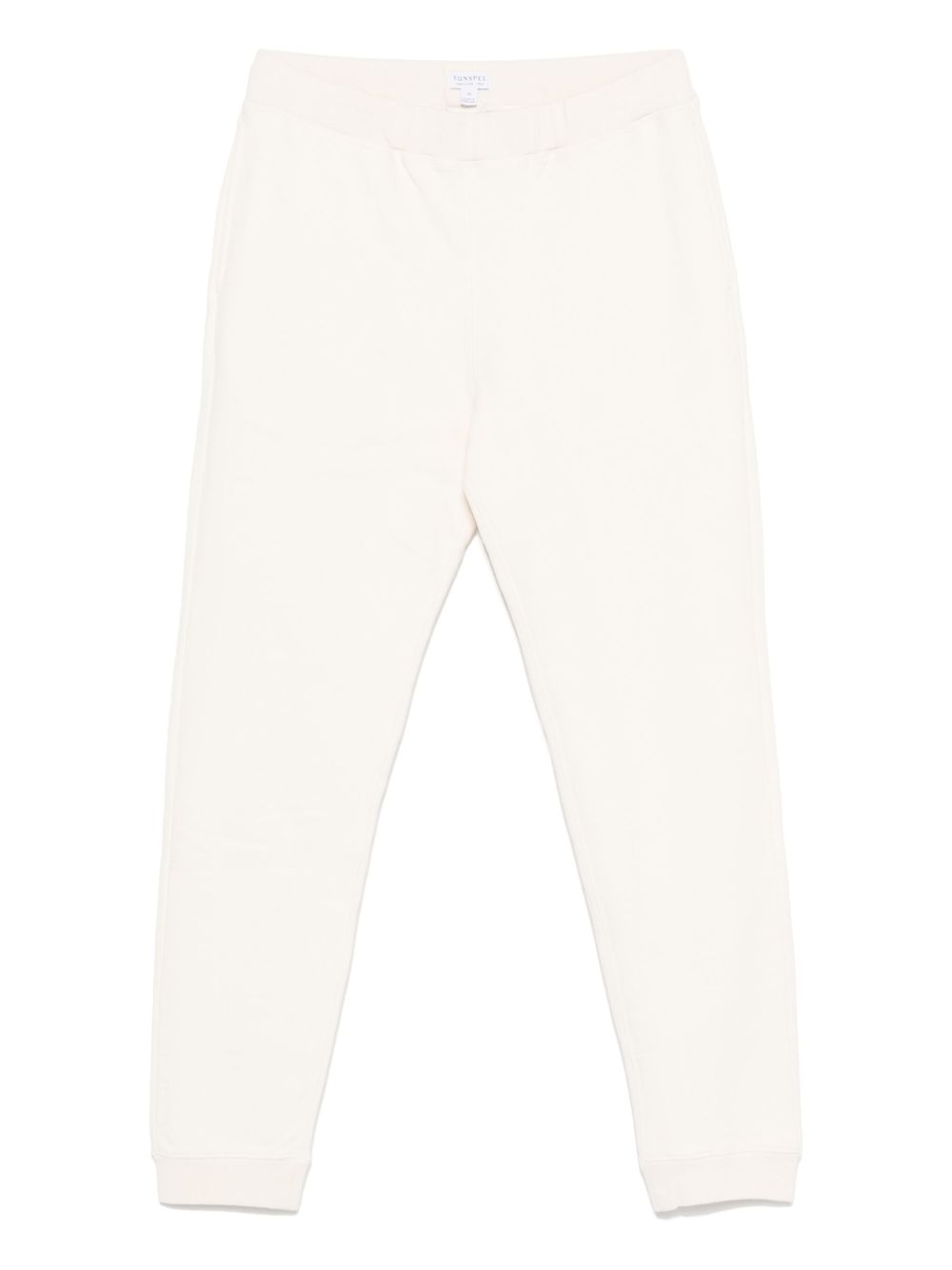 Loopback-knit track pants - Neutrals