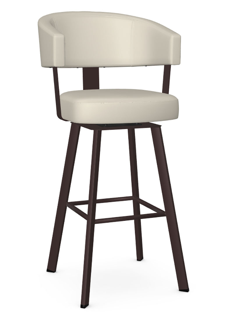 Grissom Oyster/Oxidado Bar Swivel Stool