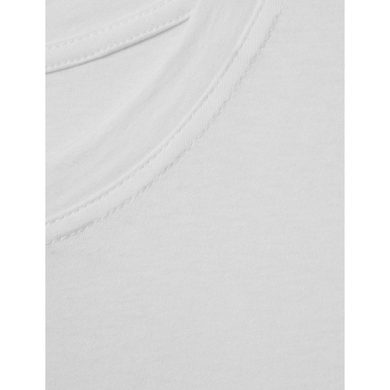 Womens White Morgan Capped-sleeve Cotton T-shirt