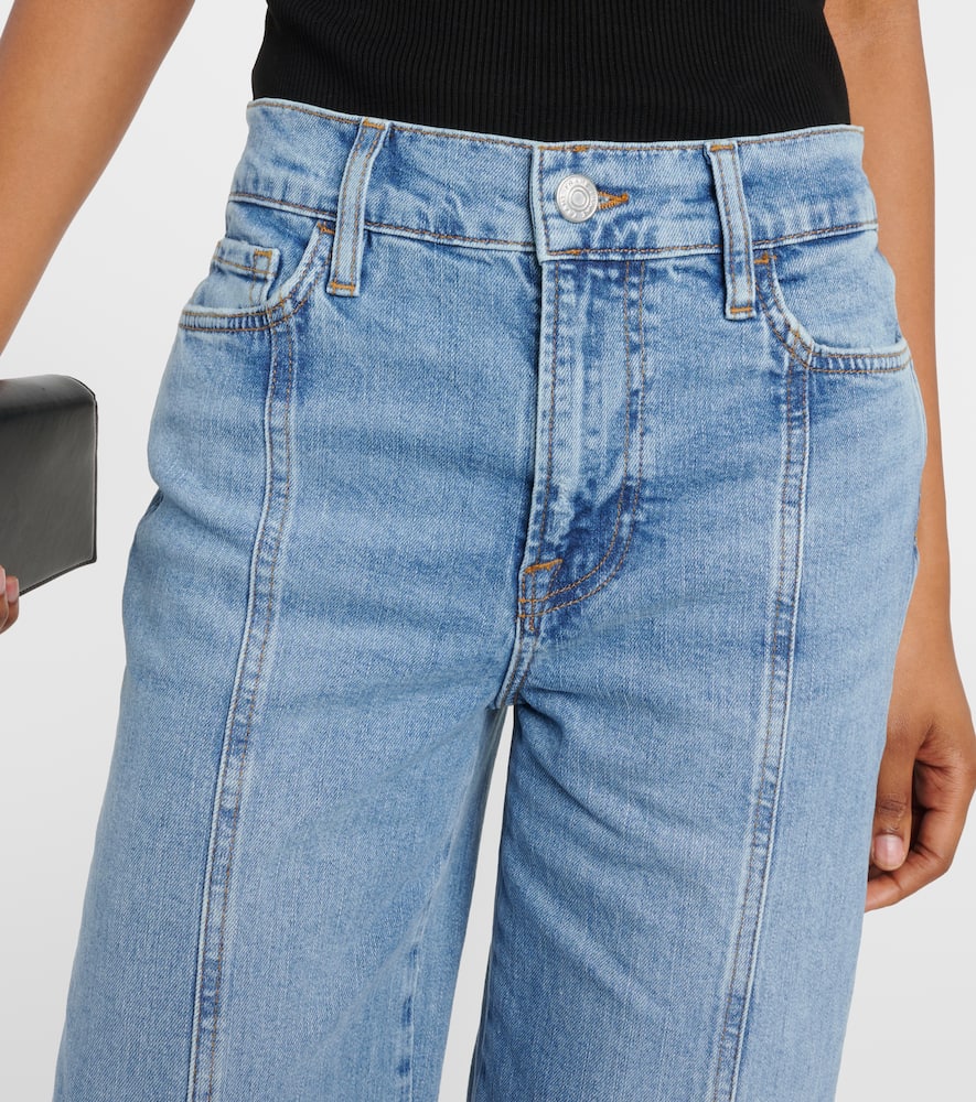 Le Slim Palazzo high-rise jeans
