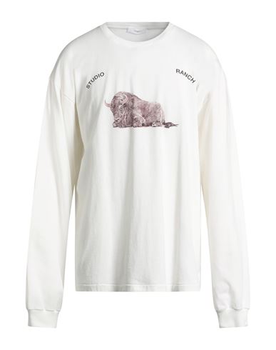 Man Sweatshirt Ivory Size L Cotton