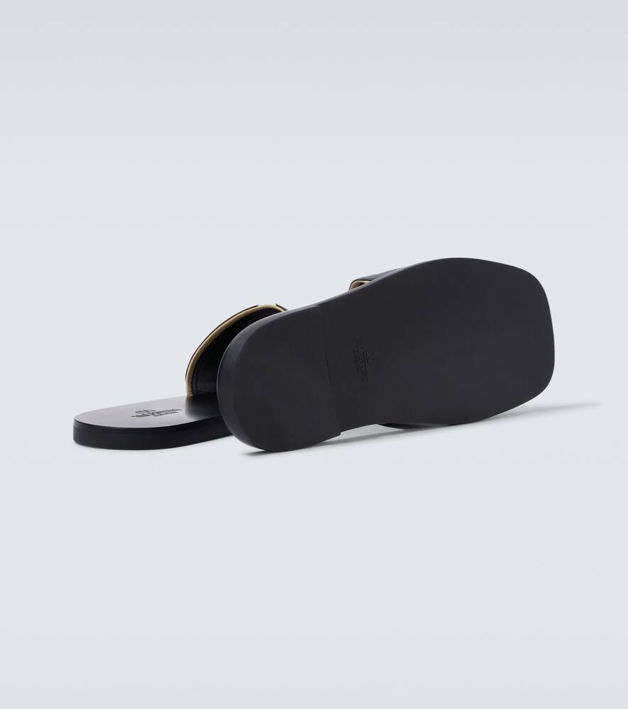 Valentino Garavani VLogo leather slides