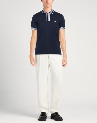 Man Polo shirt Navy Size S Cotton