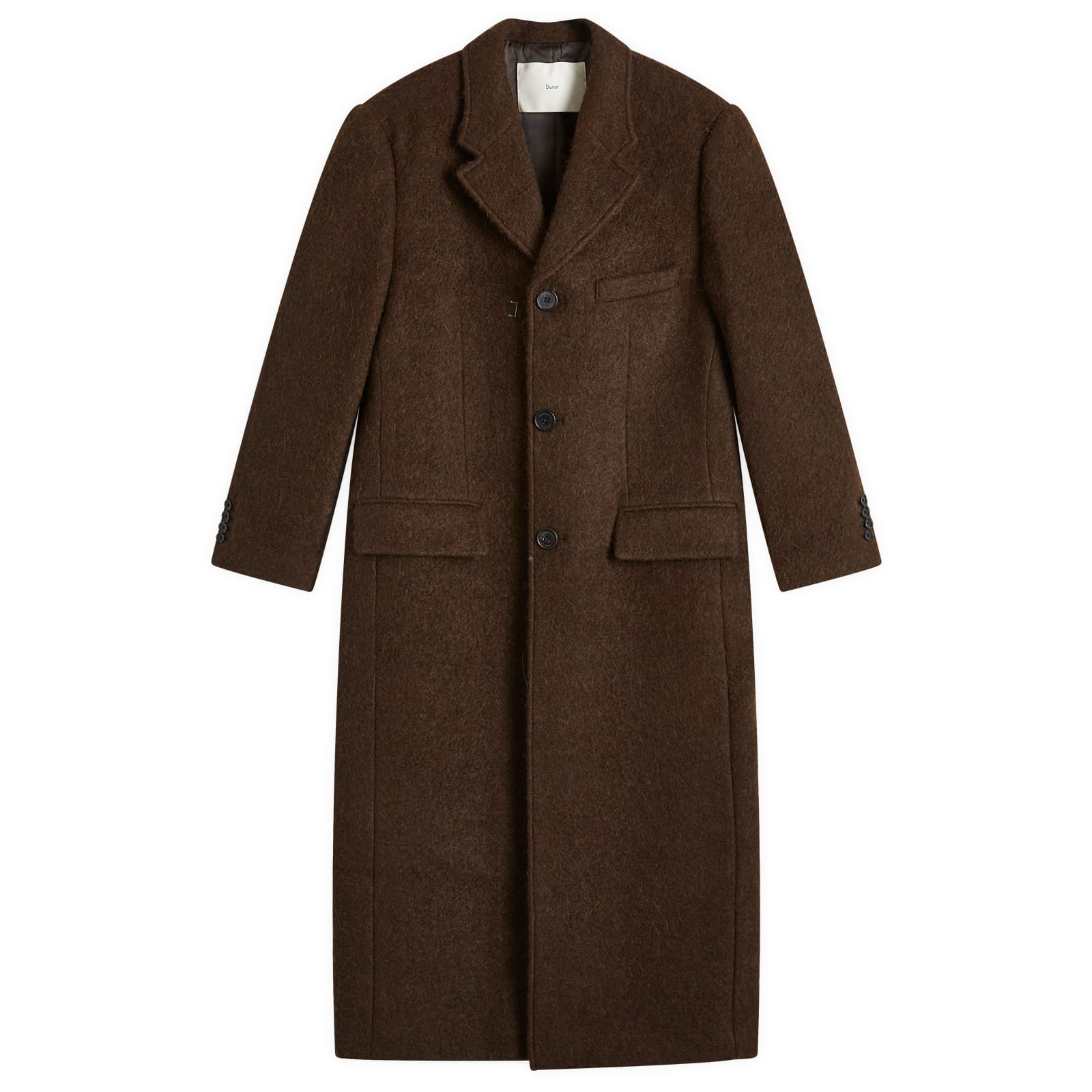 Women's Unisex 2-Way 3 Wool Coat in Brown