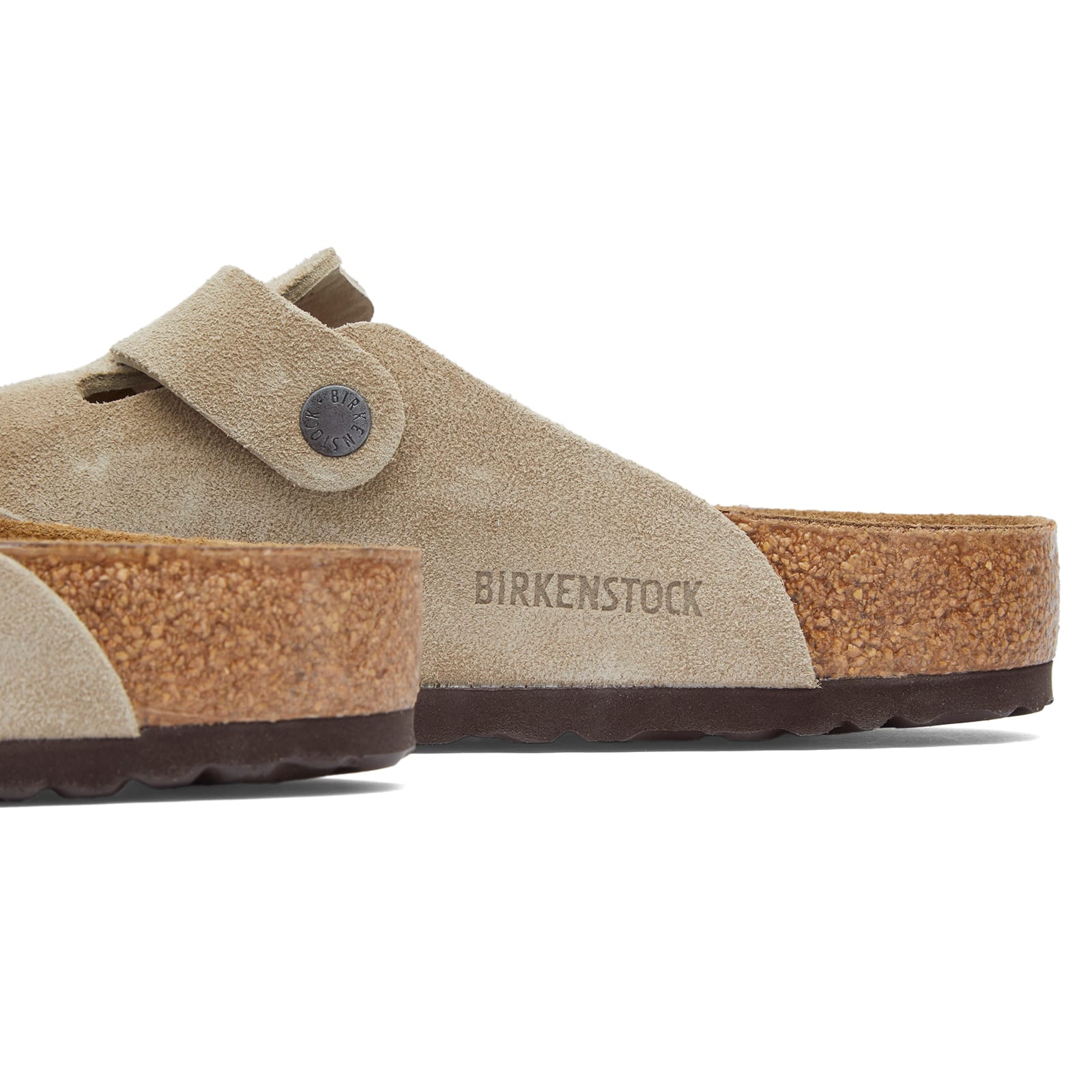 Boston Clog - Taupe Suede