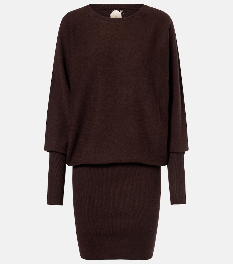 Wool and cashmere sweater dress