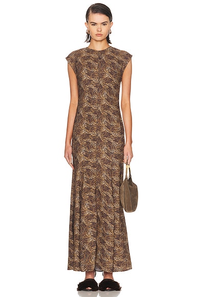TOVE Vanja Dress in Zebra - Brown,Black. 36 also , 38