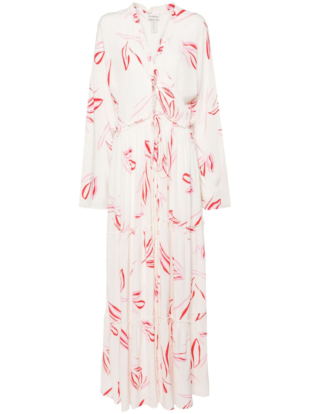 Talia floral-print maxi dress - Neutrals