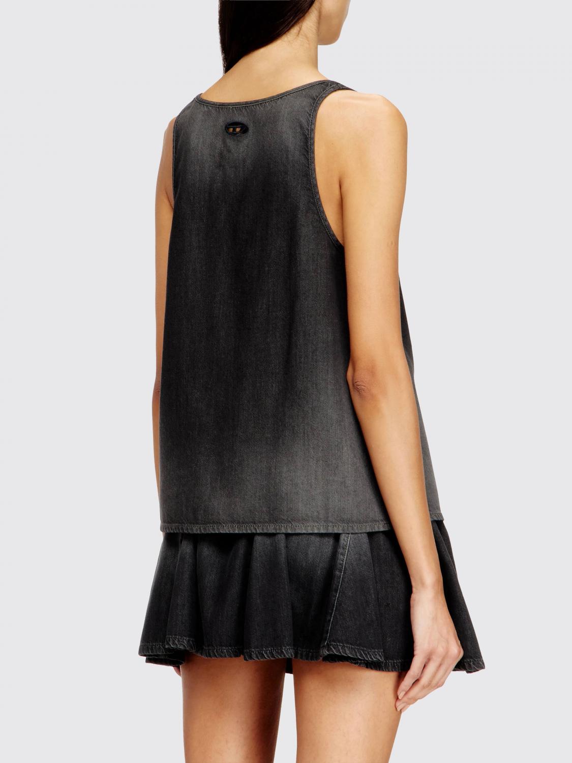 Top Woman color Black