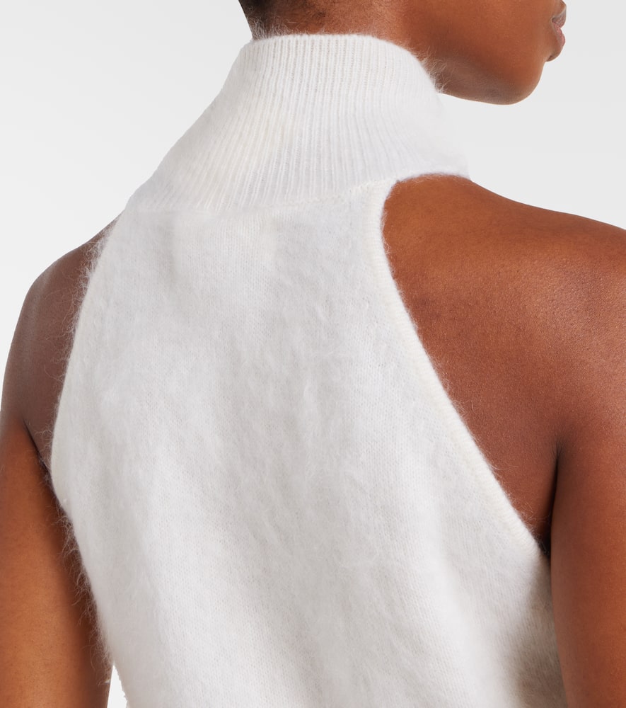 Leya knitted cashmere tank top
