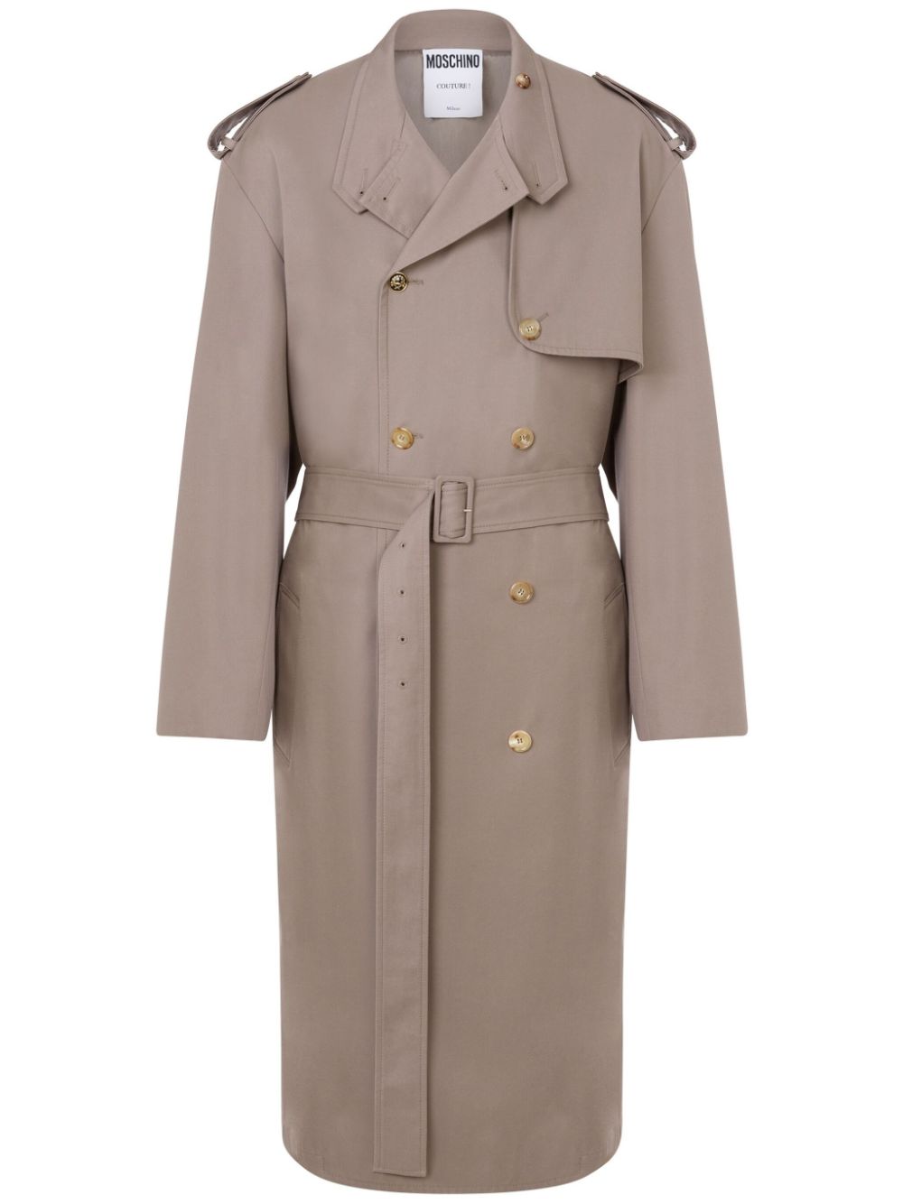 Double-breasted trench coat - Neutrals