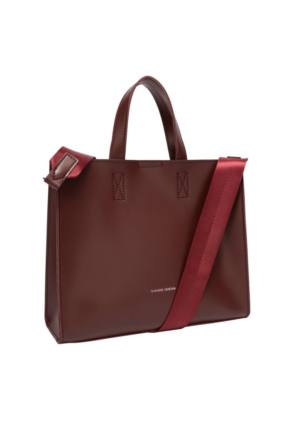 Claudia Canova Women's Brida Twin Strap Tote Bag in Burgundy
