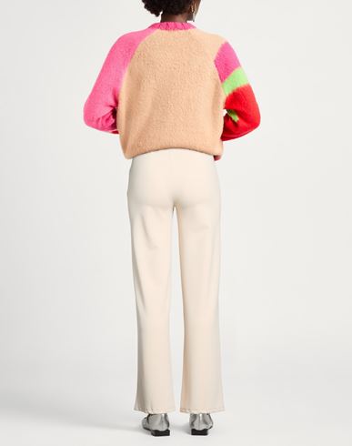 Woman Pants Beige Size 6 Polyester, Elastane