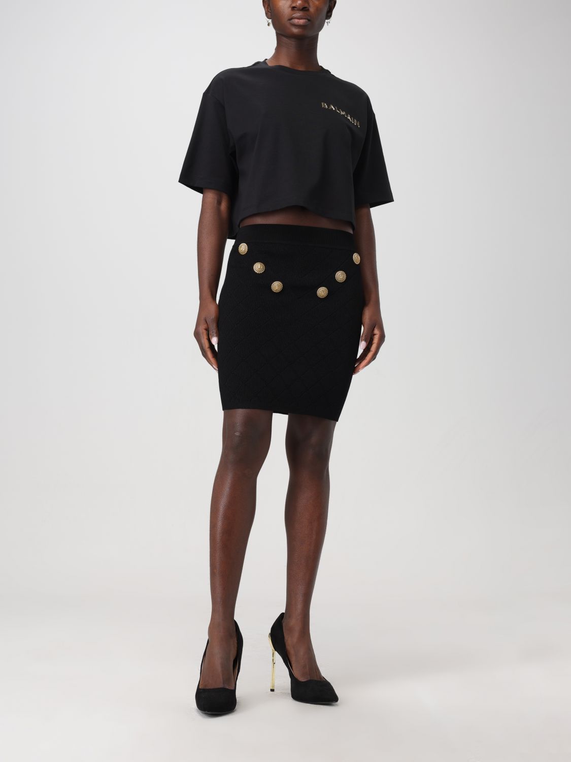 Skirt Woman color Black