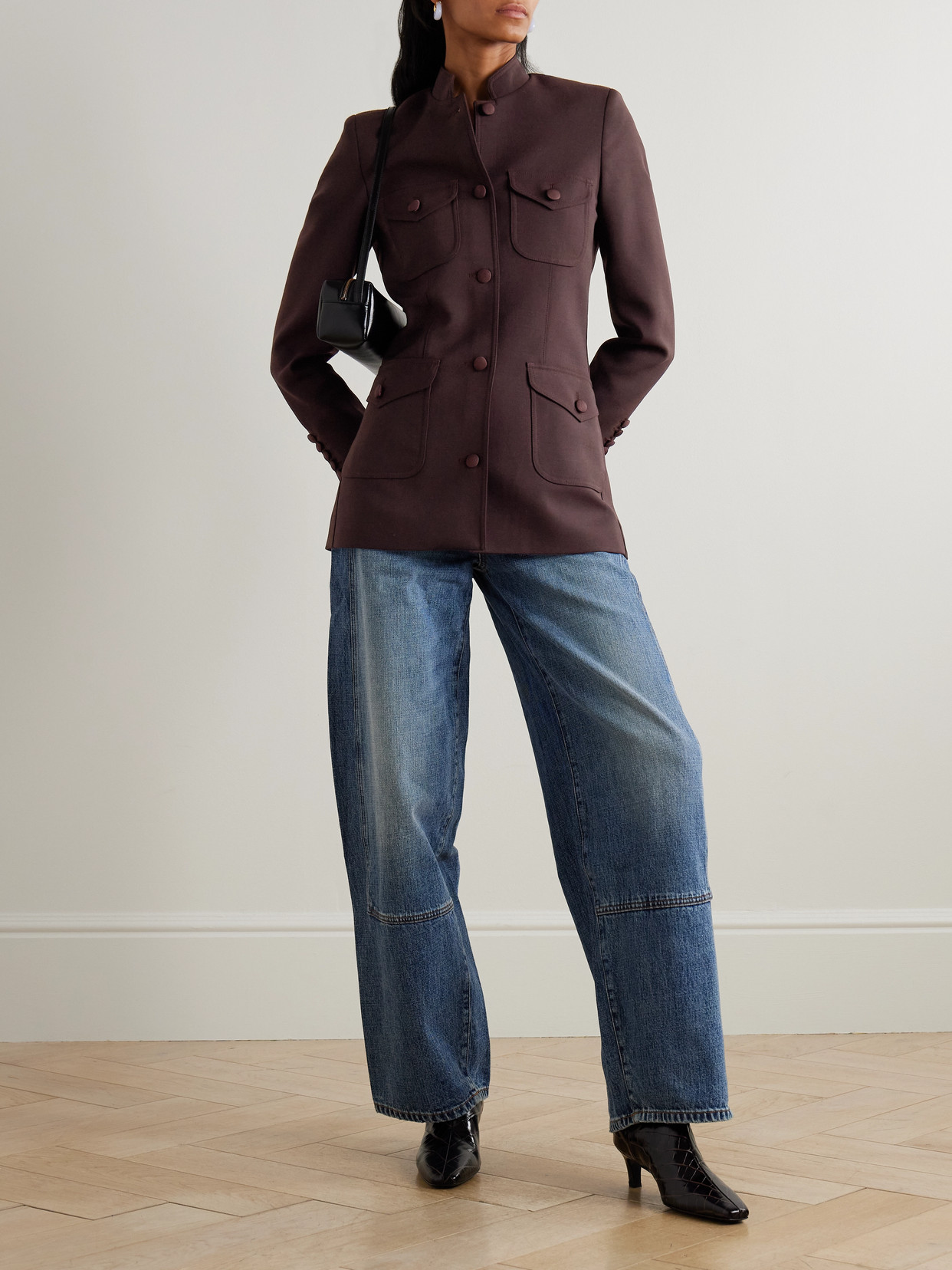 Raja Woven Jacket - Purple