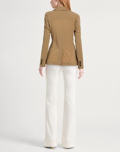 Woman Blazer Camel Size 12 Polyamide, Elastane