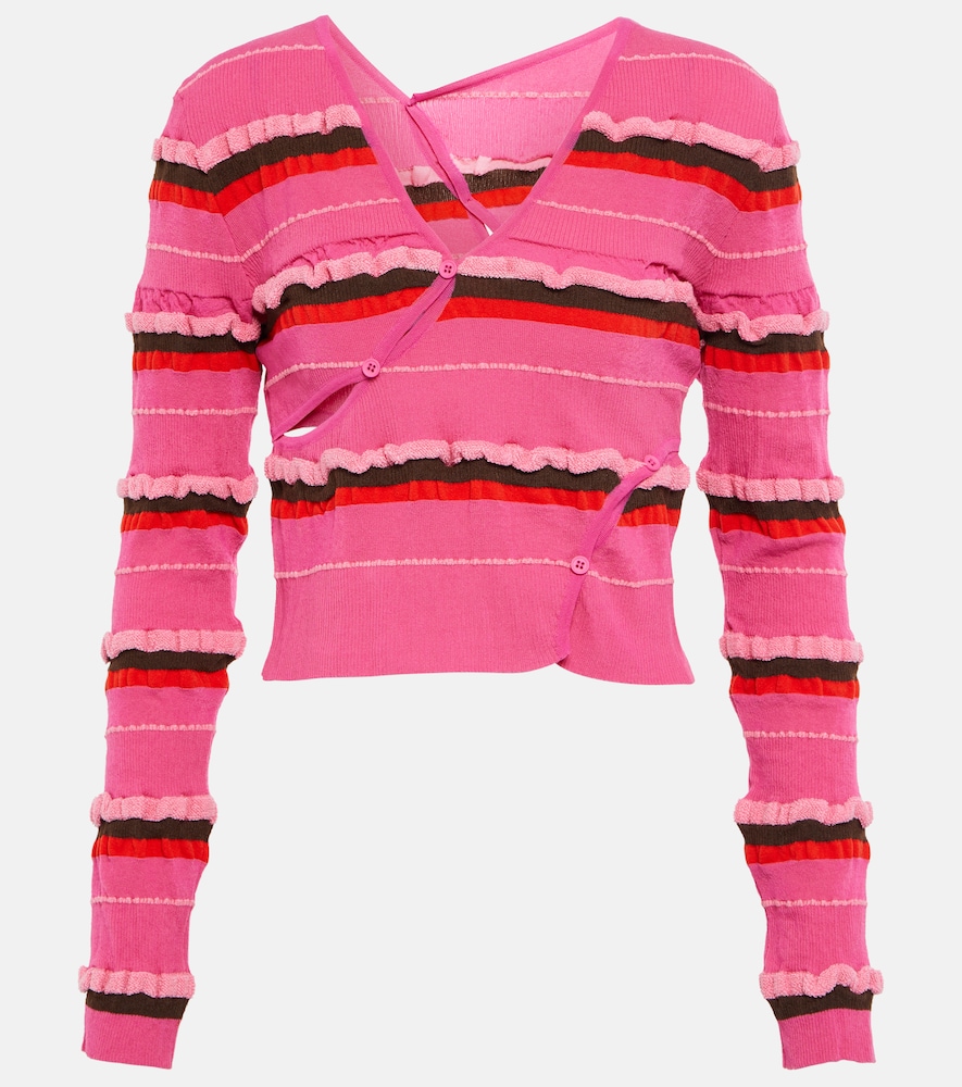 Le Cardigan Tordu cropped cardigan